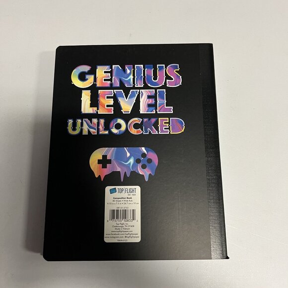 Top Flight 80 Sheets Gamer Drip Wide Ruled Composition Notebook (Pack of 3) - Picture 2 of 5